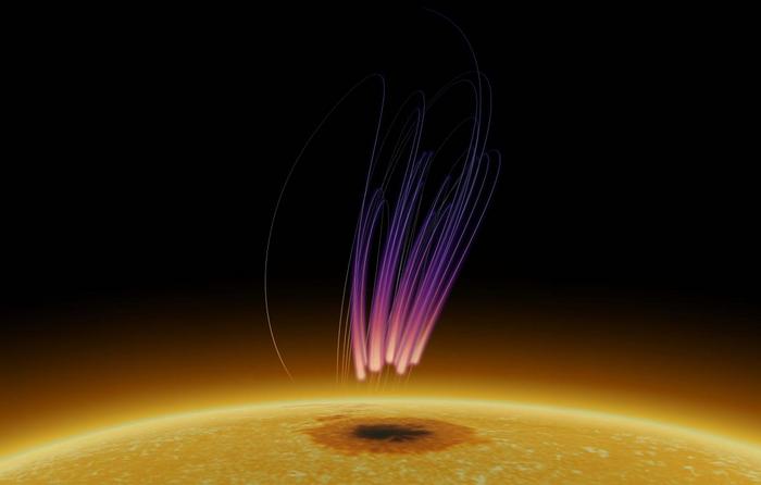 Scientists Find Radio Emissions Above a Sunspot